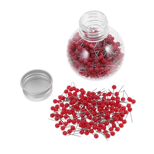 OSALADI Versatile Craft Positioning Pins 4mm Straight Pins in Colored Pearl for Sewing Quilting