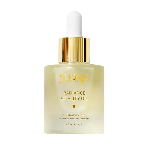 Juara Radiance Vitality Oil  Tratamiento facial hidratante de lujo para todo tipo de piel  Fórmula antienvejecimiento  Suaviza, ilumina, nutre,