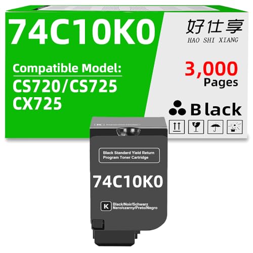 Cartouche toner 74C10M0 magenta compatible imprimante Lexmark CS720 CS725 CX725de laser