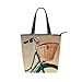 Canvas Tote Bag Fahrradkorb Lustige Wunderbare Wiederverwendbare Schultertasche Frauen Hand Tote Einkaufstasche für Einkaufen Täglich Arbeit Schule Trave