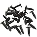 Huskey 4PCS Club Car Fender Flares With Black Self-Taping Screws For Precedent Golf Cart 2004-Current G&E Models,3-4 Inches Wide,Constructed of Impact-Resistant ABS plastic for Lifted Golf Cart