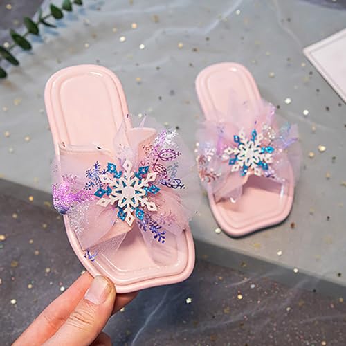 Children Shoes Fashion Thick Soled Flip Flops Indoor Soft Soled Slippers Can Be Worn Outside Snowflake Foam Shoe3