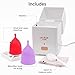 Pixie Menstrual Cups with Sterilizer - The Most Comfortable Soft Reusable Period Cup - Kills 99.9% of Germs with Clean Steam - Wash Your Cup in 3 Minutes! - Compact Sanitizer Kit for Feminine Care