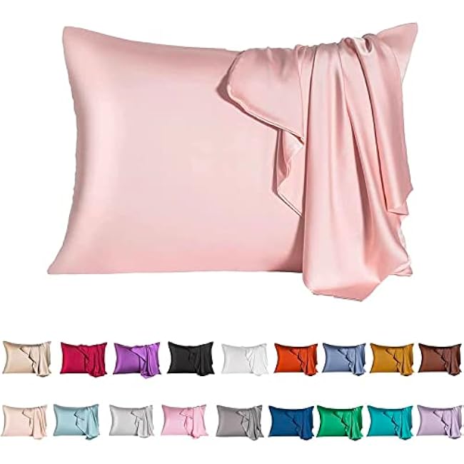 Mulberry Silk Pillowcase for Hair and Skin,Toddler Size Kids Silk Pillow Case with Hidden Zipper,Allergen Proof Dual Sides Soft Breathable Smooth Silk Pillow Cover(Toddler,White)