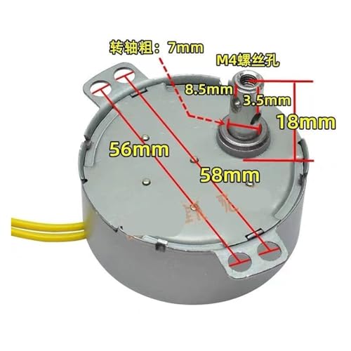 Moteur synchrone pour réparer oscillation ventilateur bloqué AC 220V - 3