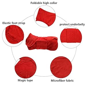 Geyecete Dog Drying Coat dry Fast Dog Bag  Dog Bathrobe Towel  Microfibre Fast Drying Super Absorbent Pet Dog Cat Bath Robe Towelluxuriously Softredl  Cucciolini Doodles Geyecete dog drying coat  dry fast dog bag  dog bathrobe towel  microfibre fast drying super absorbent pet dog cat bath robe towelluxuriously soft red l   cucciolini doodles