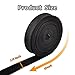 FGJQEFG Heat Fiberglass Shield Sleeve Adjustable Hose Heat Spark Plug Wire High Temp 5FT(5 Feet) X 6MM(1/4