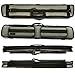 LUCASI 3Bx5S Brown/Grey Billiards Pool Cue Stick Soft Case with Shoulder Strap