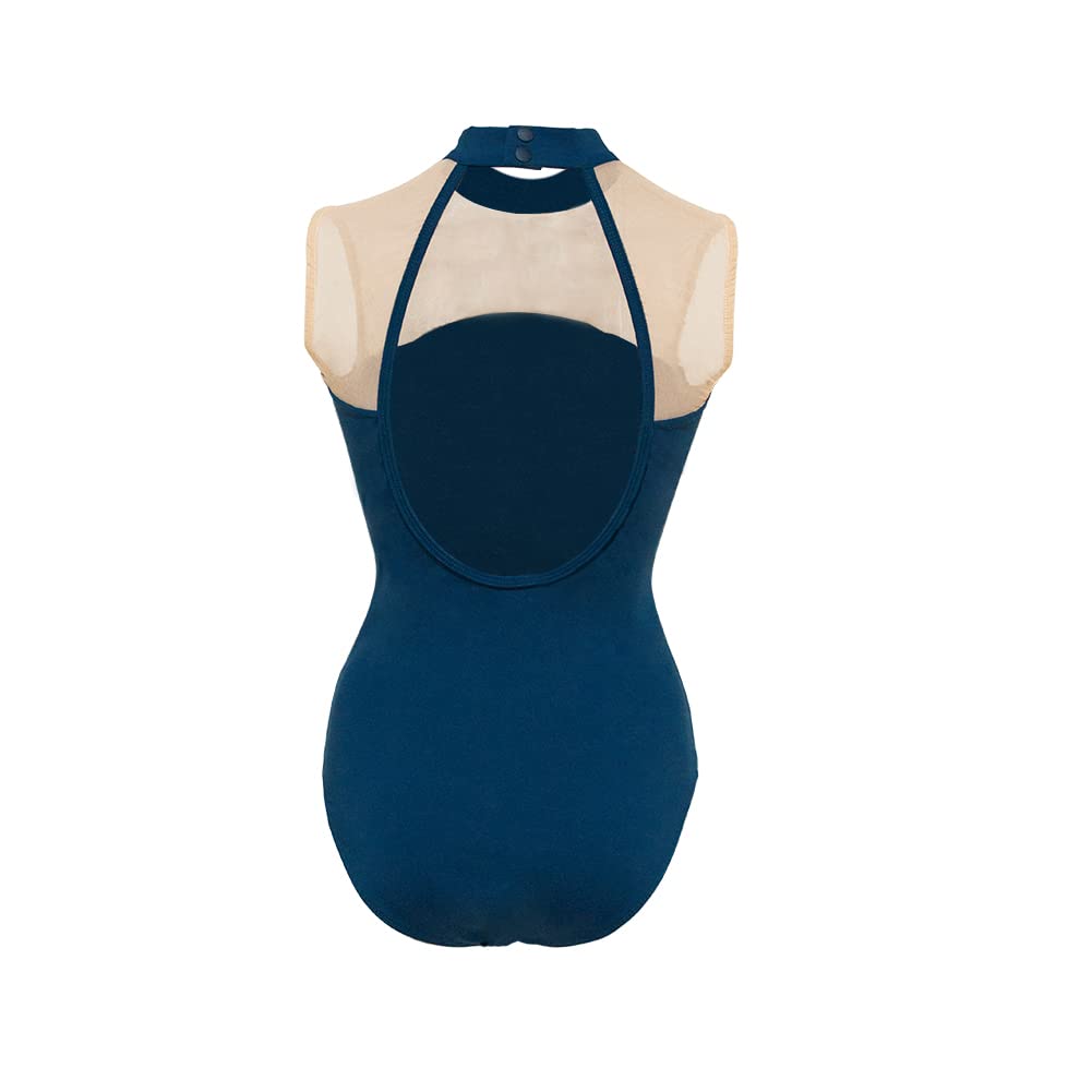ROYAL SMEELA Justaucorps dos nu pour femme - Justaucorps de gymnastique à dos ouvert, vert, Medium