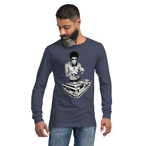 Bruce Lee DJ Dragon Original Unisex Long Sleeve Tee4