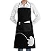 NA Regulowane fartuchy z wygodną kieszenią, sylwetka wędkarska fartuch śliniak dla gospodyni domowej