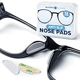 Eyeglass Nose Pads 6 Pairs – Clear Silicone Anti-Slip Stick-On Pads for Glasses, Sunglasses – Adhesive – BLOOM & BLOOM