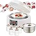 Homeponnew Máquina de yogur multifuncional con rango de temperatura de 32 Imagen de Homeponnew Máquina de yogur multifuncional con rango de temperatura de 32