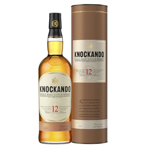 Knockando Whisky escocés puro de malta de Speyside - 0.7 L