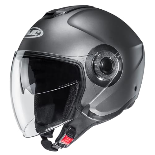 HJC, Motorrad-Jethelm i40N Semi Mat Titanium, S