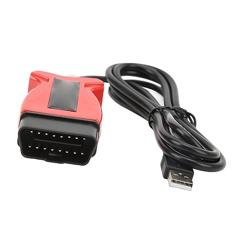 para Adaptador de Cable de Extensión Macho a Hembra OBD-II OBD2 16 Pines, Cable de Vehículo de Diagnóstico Compatible con II IV 2015, Soporta Reprogramación de Módulos