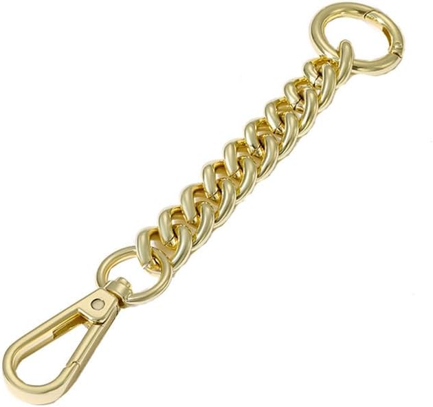 3.94" Purse Chain Bag Chain Replacement Accessories Extender Strap for Bags & Purses Light Gold Chain