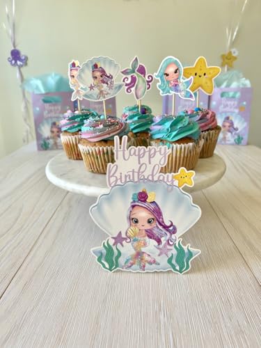 Enchanted Event Decor MERMAID-909 Birthday Party Supplies/ Decorations - Mermaid Birthday Banner, Goodie Bags, Plates thumb #7