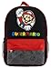 Super Mario Backpack | Boys School Bag | Boys Back Pack | Black One Size