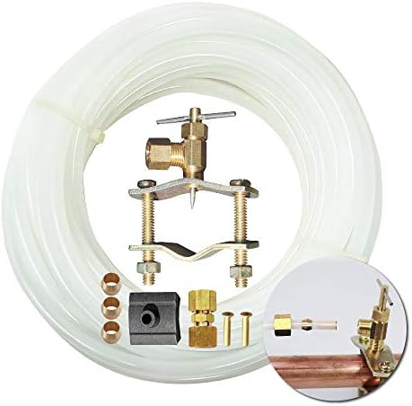 Greco Ice Maker and Humidifier Installation Kit with ¼” by 25 feet Flexible Plastic Tube