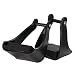 Black Pom Plastic-Steigbügel, mit POM-Kunststoff 2 stücke Ultra Light Challenger Tack Horse