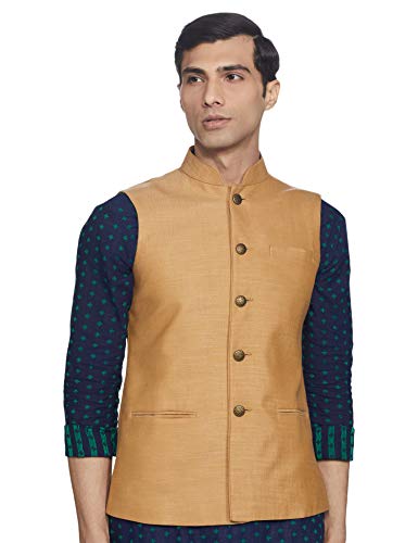 Image of Ethnix by Raymond Ethnix Mens Regular Fit Bundi