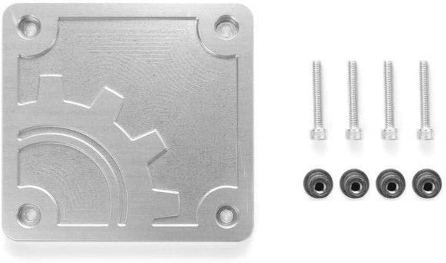 BuiltRight Industries Bed Plug Cover - Silver | for Jeep Gladiator (2020-2024)