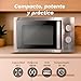 Imagen de Microondas en color acero inoxidable de 20L y 700W y 5-6 niveles de potencia Sin