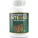 STANDARDISIERTER POLYSACCARIDE ANTEIL: Für unsere Cordyceps Intenso Kapseln wird ein standardisierter Premium Rohstoff verwendet, welcher einen garantierten Anteil von 40% Polysaccaride enthält. 2 Kapseln enthalten somit 400 mg reine Polysaccaride.