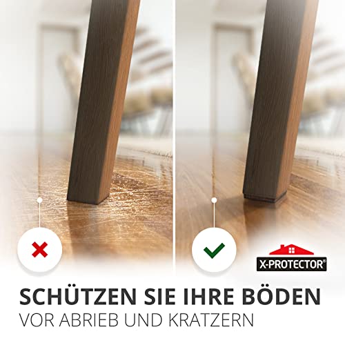 X-Protector Antirutsch Pads 16 Stück 50 mm - Antirutsch Gummi Selbstklebend - Rutschhemmer für Möbel - Anti-rutsch Gummi - Antirutschpads für Möbel!