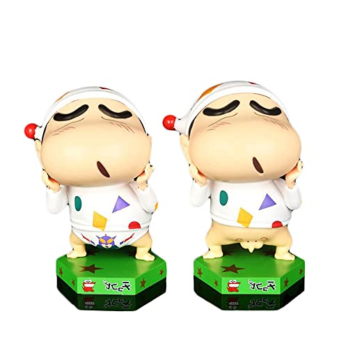 AScdap Figurine Crayon Shin-Chan Anime ModèLe Figure Statue Personnages PVC 11.5 cm Cover
