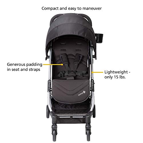 Safety 1St Teeny Ultra Compact Stroller, Black Magic #TOP3