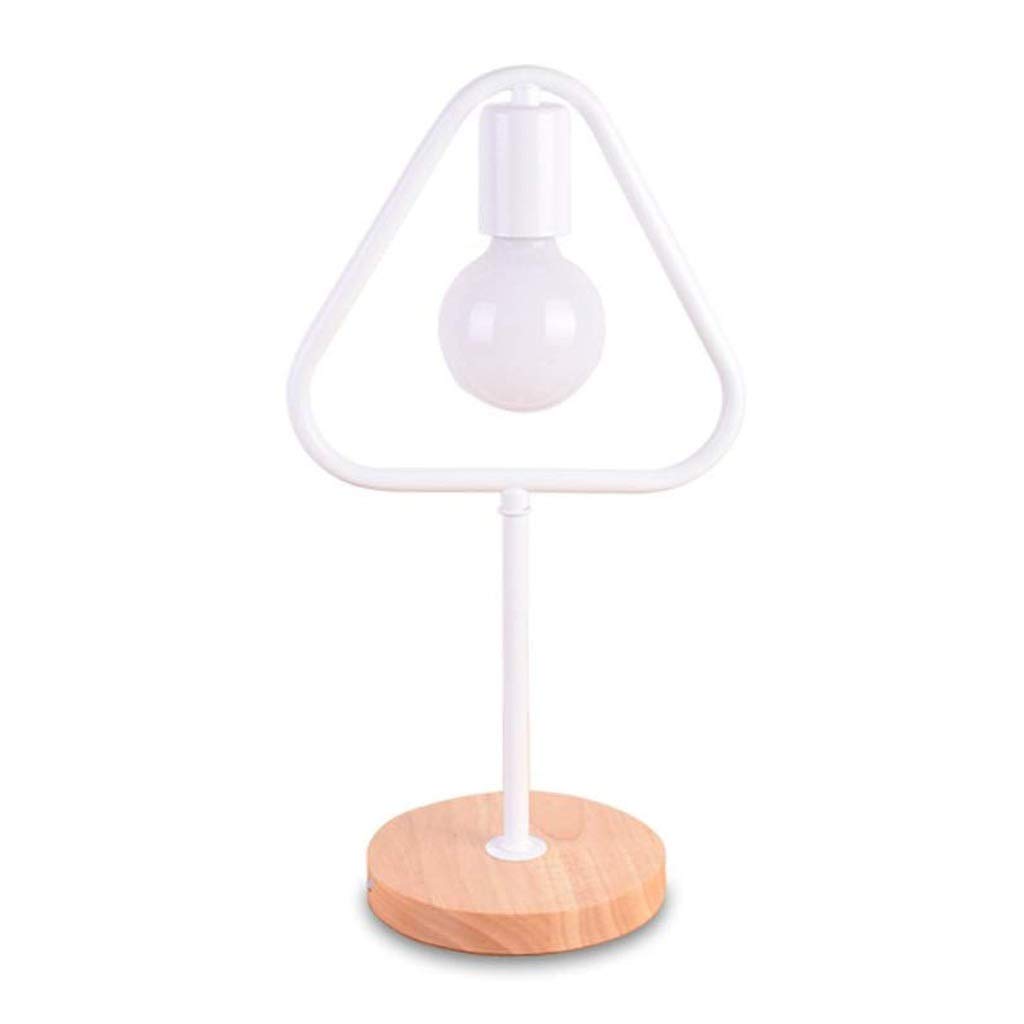 Lampe de table de chevet en fer forgé pour ambiance de chambre zen