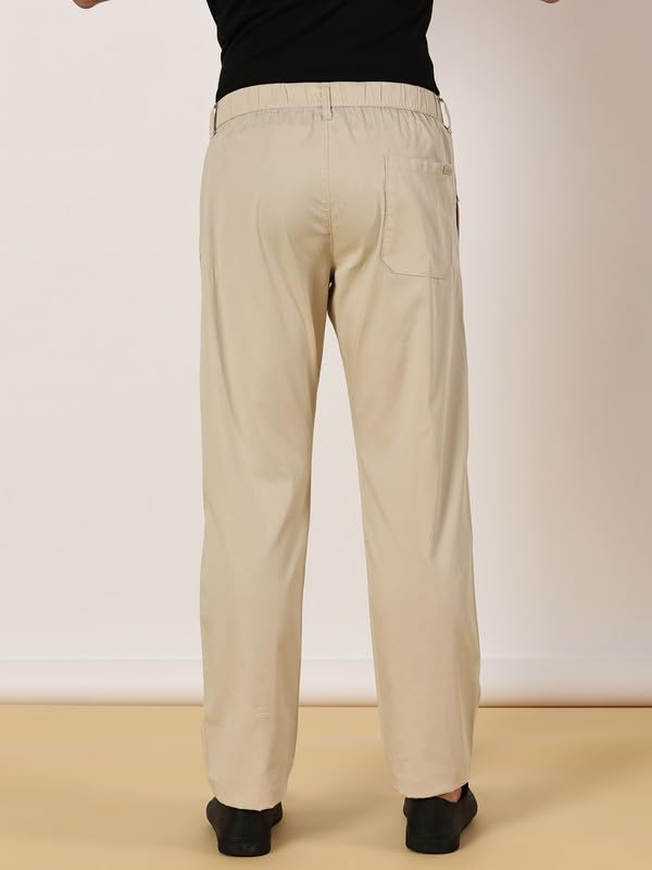 Image of BEEVEE Solid Lounge Wear Bottoms for Men
