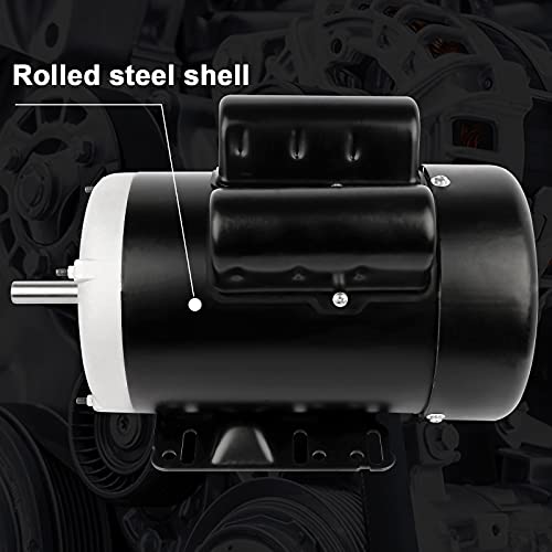 2 Hp Electric Motor Farm Duty Single Phase Motor 3450Rpm 56 Frame 5/8" Shaft 115/230V Tefc Cw/Ccw #TOP6