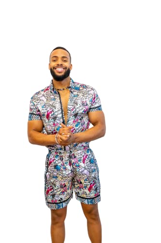Ensemble en soie pour homme motif baroque le cadeau de luxe masculin idéal