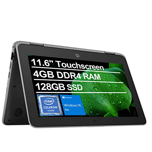 Hp Probook X360 11 G3 Ee 2 In 1 Laptop, 11 Inch, 1.1Ghz Intel Celeron N4100, 4Gb Ram, 128Gb Ssd, Windows 10 Pro (Renewed) #TOP14