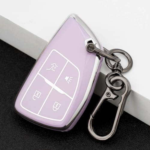 Coque de porte-clés Chevy Suburban 4 boutons boitier télécommande auto
