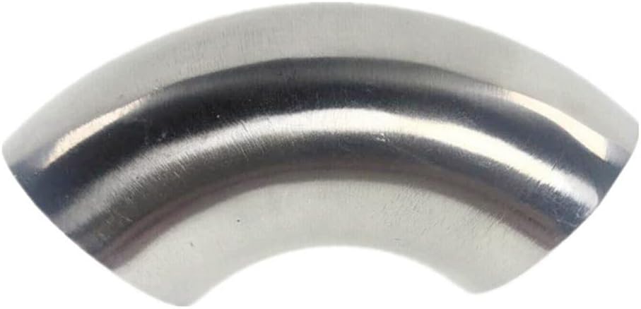 304 Stainless Steel 90 Degree Angle Rectangular Welded Elbow, for Sanitary Fittings Exhaust Pipe Modified DIY Brewing Equipment (Size : 63 x2mm)