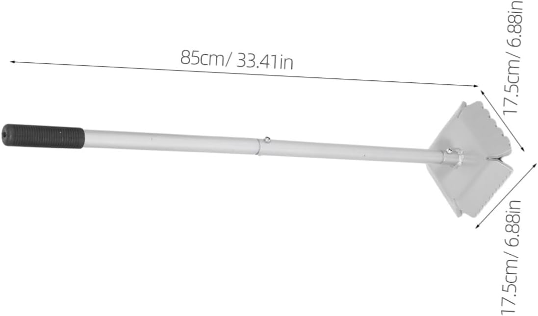 Trash Can Compactor Bin Squasher for Trash Cans Garbage Can Compactor Metal Garbage Compactor Metal Garbage Crusher Compact Trash Can Masher Bin Compactor Accessory Plastic Silver