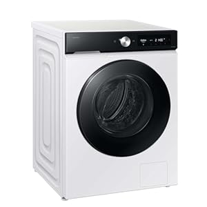 Samsung WD9BDB7B85GEU2 Bespoke AI Waschtrockner, 9+6 kg, EEK: D/A (-10%), Waschmaschine und Trockner in einem, QuickDrive, AI Ecobubble, AI Wash, SuperSpeed 39 Min. Waschprogramm, Weiß