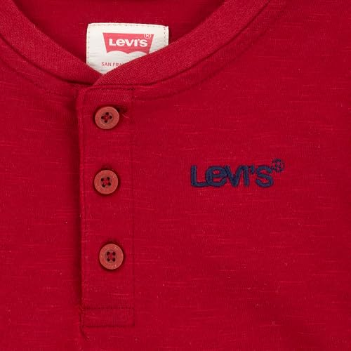 Levi's Boys' Long Sleeve Henley T-Shirt3
