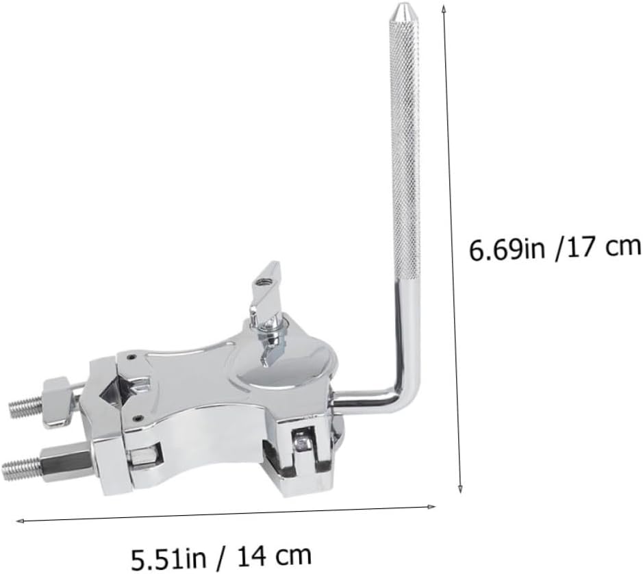 ERINGOGO Alloy Drum Clamp Expansion Holder for Drum Stand Mounting Hardware Percussion Instrument Accessory Compatible Stand Types