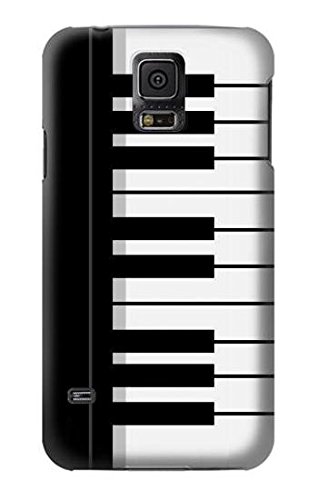 Black and White Piano Keyboard Case Cover For Samsung Galaxy S5