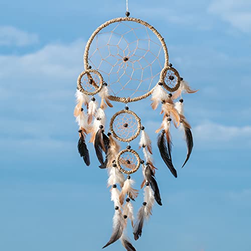 Bigotters Dream Catcher Rings, 10Pcs Wreath Macrame Rings Gold Metal Floral Hoops For Making Wedding Wreath Decor Wall Hanging Crafts, 5 Sizes #TOP3