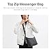 Coach Top Zip Messenger Bag, Charcoal