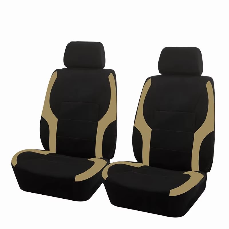 Housses de siège auto universelles polyester bicolore et accessoires de protection