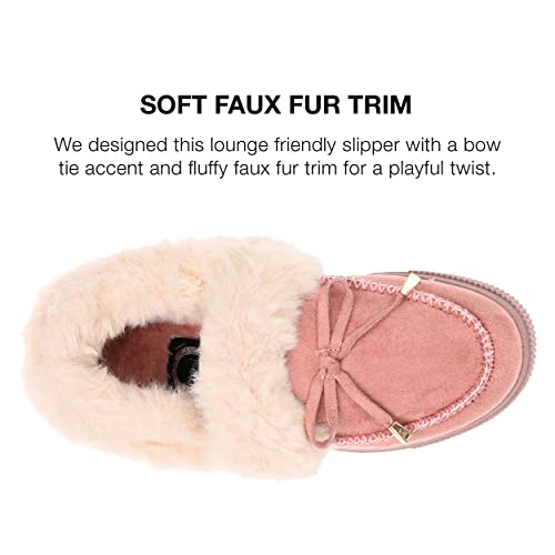 Journee Collection Women's MIDNIGHT Slipper, Blush, 63