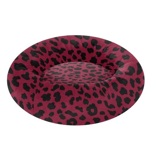 Lit pour chien et chat isolant et moelleux - Panier léopard S - 2