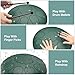 Rain Drum for Outside Garden, 8 Inches 11 Notes Steel Tongue Drum, Waterproof Meditation Rain Chime, Musical Instruments for Adult Gift with Bag, Music Book, Mallets (Green)